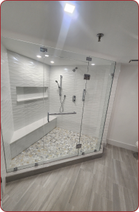 Vinyl Flooring Bathroom Renovation